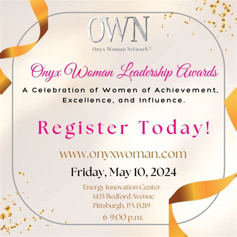 2025 Onyx Woman Leadership Awards Honoree Robyn Greer Own Onyx Woman