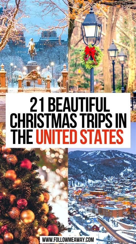 21 Festive Vacation Destinations For Christmas In The Usa Christmas