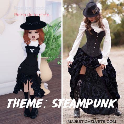 22 Steampunk Dress To Impress Ideas In 2024 Steampunk Dress Dress To Impress Dress