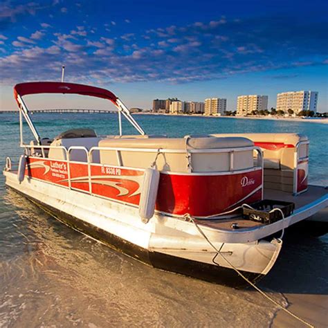 24 Ft Destin Pontoon Boat Rental Up To 12 Passengers Tripshock