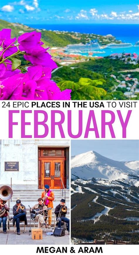 25 Best Places To Travel In February Usa Travel By Brit Cool