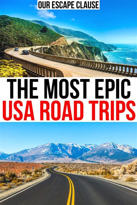 25 Best Road Trips In The Usa Itinerary Ideas Tips Great