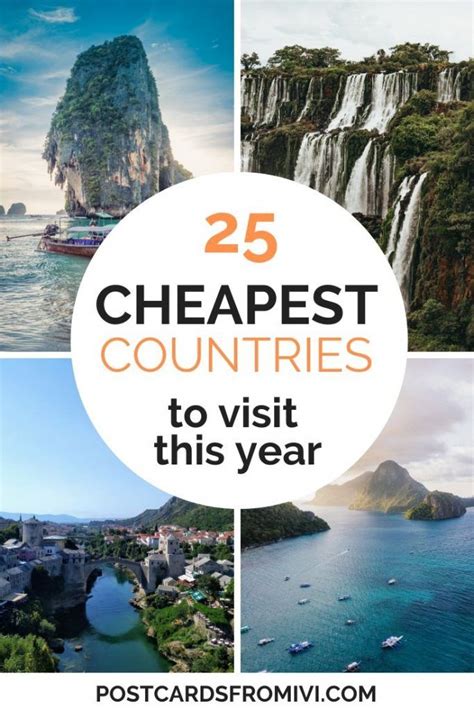 25 Cheapest Countries To Visit In 2024 Postcards From Ivi Paises