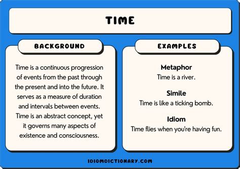 25 Metaphors For Time Idiomdictionary Com