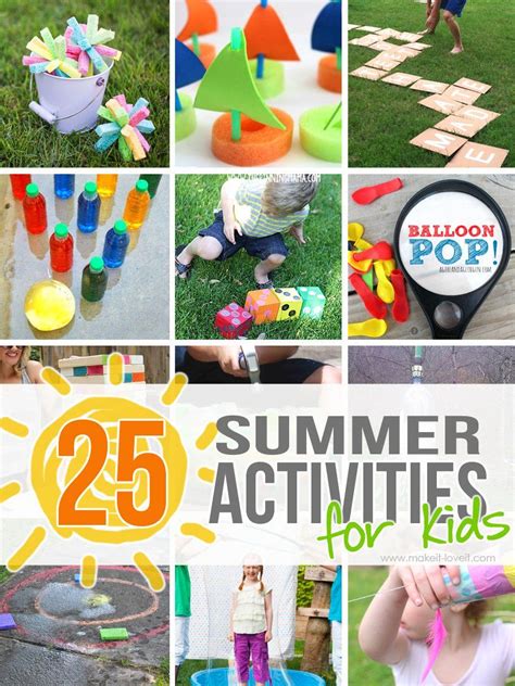 25 Outdoor Summer Activities For Kids Beat The Summer Boredom With