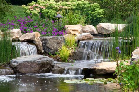 25 Pond Waterfall Designs And Ideas