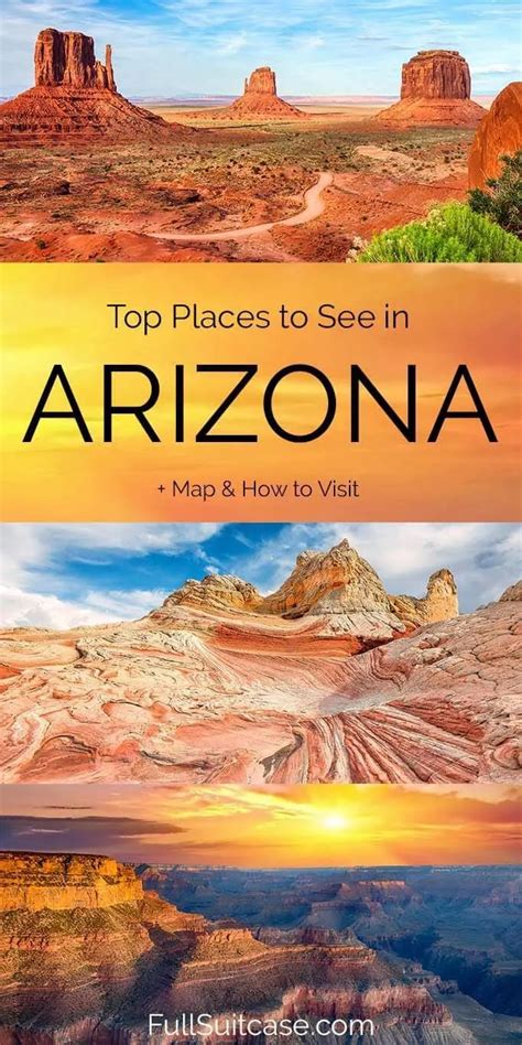 26 Amazing Places To See In Arizona Map How To Visit Arizona