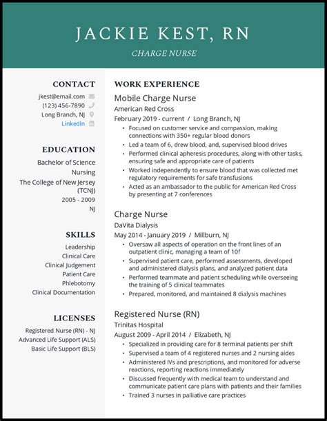 29 Nursing Resume Examples That Worked In 2024