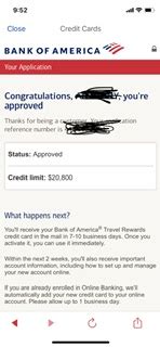 2Nd Bofa Approval In 3 Days Travel Rewards Myfico Forums 6642643