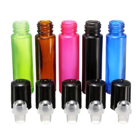 2Pcs 10Ml Reusable Antiskid Essential Oil Ball Bottle Perfume Dispenser