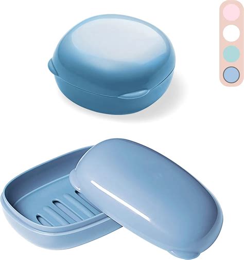 2Pcs Travel Soap Dish Soap Box Leak Proof And Waterproof Travel Soap Case For Travel Outdoor