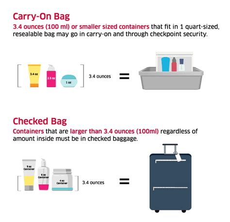 3 1 1 Liquids Rule Tsa Carry On Guidelines