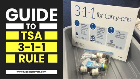 3 1 1 Tsa Rule Unveiled Your Essential Travel Guide Ll