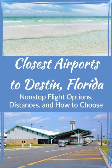 3 Closest Airports To Destin And Miramar Beach Florida The Good Life Destin