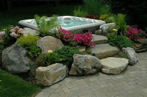 3 Ideas For Budget Friendly Backyard Escapes Hot Tub Landscaping Hot