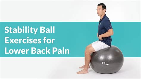 30 Best Stability Ball Exercises To Reduce Back Neck Pain