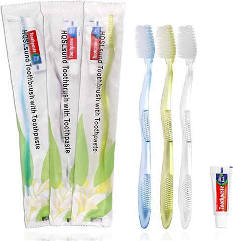 30 Pack Disposable Toothbrushes With Toothpaste Individually Wrapped