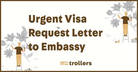 30 Urgent Visa Request Letter To Embassy Mctrollers