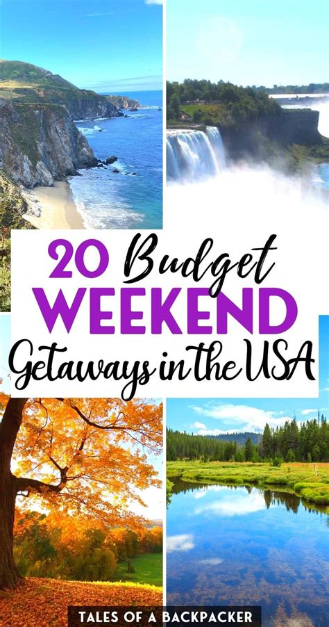 32 Top Cheap Weekend Getaways In The U S