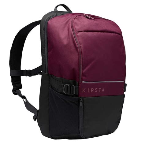 35L Backpack Essential Burgundy Kipsta Decathlon