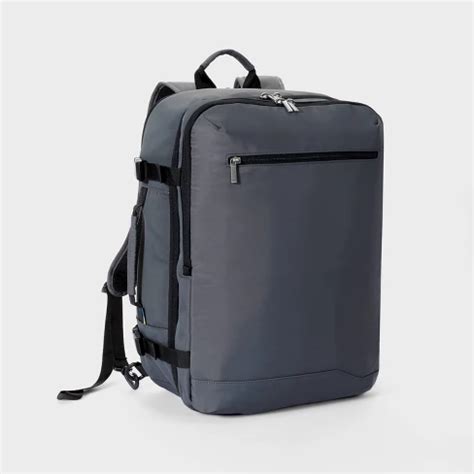 35L Travel Backpack Gray Open Story Target