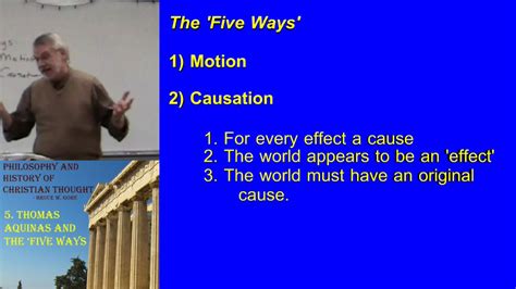 38 Thomas Aquinas And The Five Ways Youtube