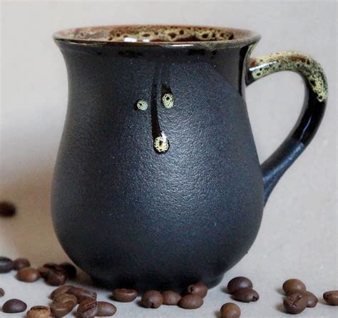 3D Handmade Pottery Coffee Mug Set Of Two Ceramic Mug 9 5 Oz Etsy