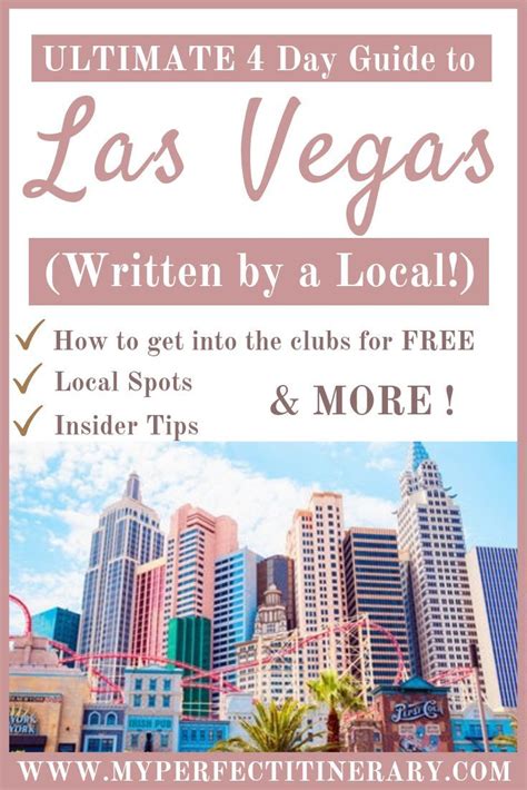 4 Day Itinerary For Las Vegas Nv Written By A Local The Trusted