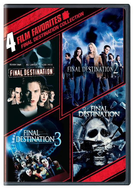 4 Film Favorites Final Destination 1 4 Collection 2 Dvd Edizione