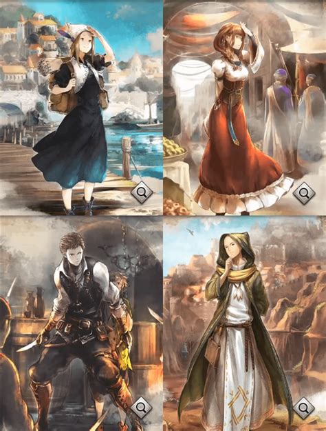 4 New Playable Characters Octopath Traveler Mobile R Octopathtraveler