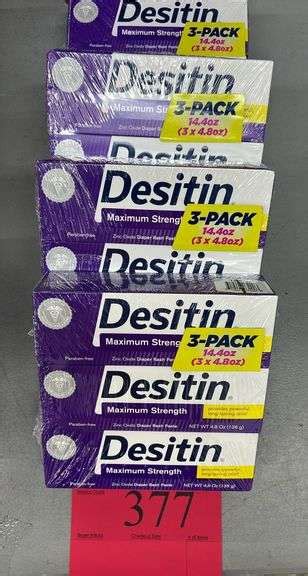 4 Packs Of Destin Diaper Rash Paste Earl Amp 39 S Auction Company