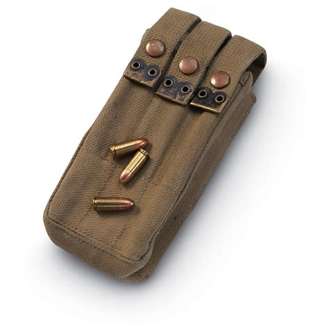 4 Used German 32 Rd Uzi Mag Pouches Tan 110489 At Sportsman Amp 39 S Guide