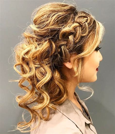 40 Creative Updos For Curly Hair