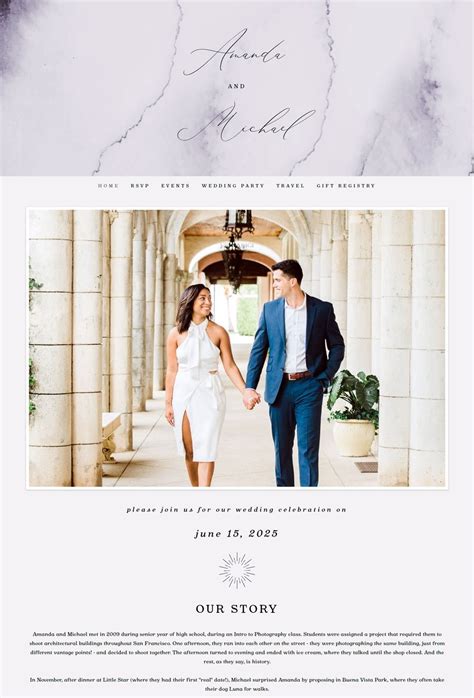 41 Beautiful Wedding Website Examples For Your Inspiration