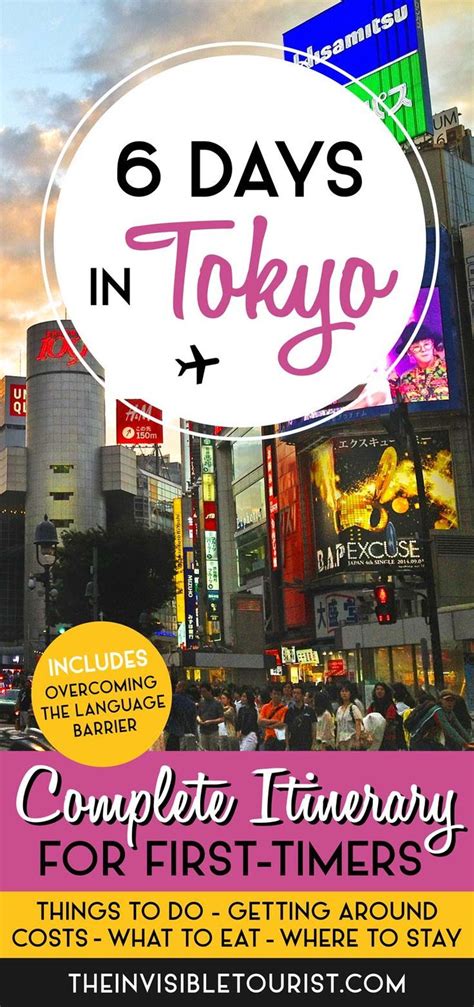 5 6 Days In Tokyo Itinerary First Timer Guide Best Day Trips Tokyo