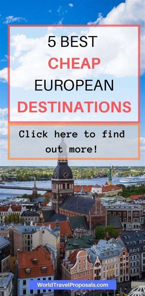 5 Best Cheap European Destinations Worldtravelproposals Cheap