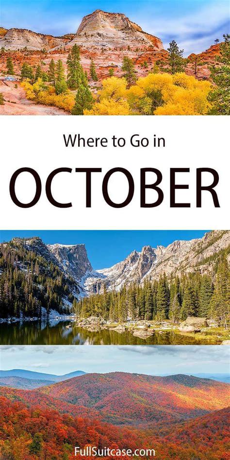 5 Best October Destinations Travel Guides Tips