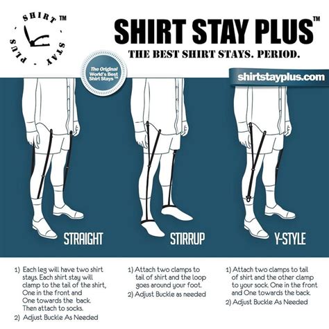 5 Best Types Of Shirt Stays Undershirt Guy Blog