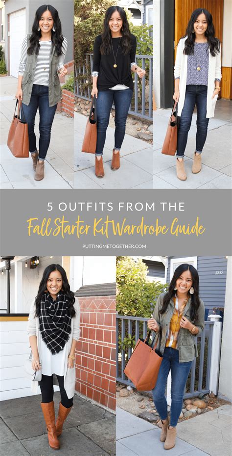 5 Casual Fall Outfits To Wear From The Starter Kit Wardrobe Guide