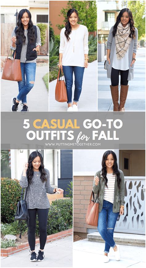 5 Casual Go To Outfits For Fall Putting Me Together