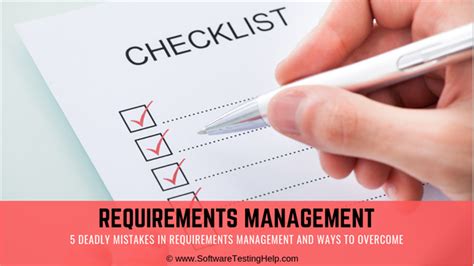 5 Deadly Mistakes In Requirements Management And Ways To Overcome