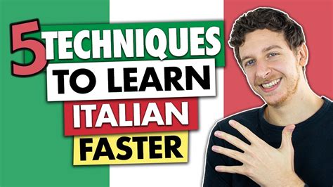 5 Effective Ways To Learn Italian Faster Youtube