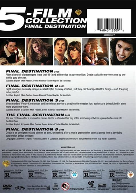 5 Film Collection Final Destination Dvd Dvd Empire