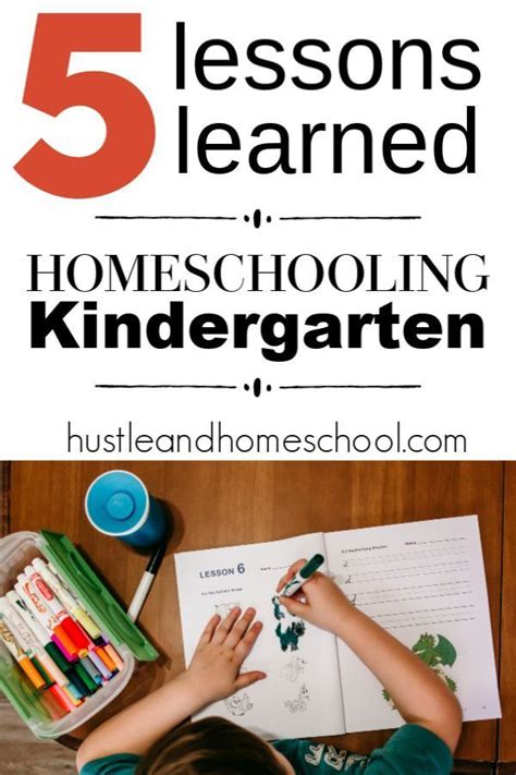 5 Lessons Learned From Homeschooling Kindergarten Artofit