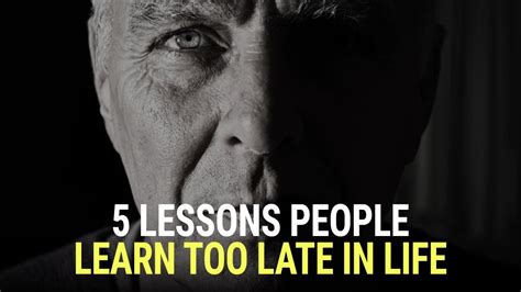 5 Life Lessons People Learn Too Late Mary Morrissey Youtube