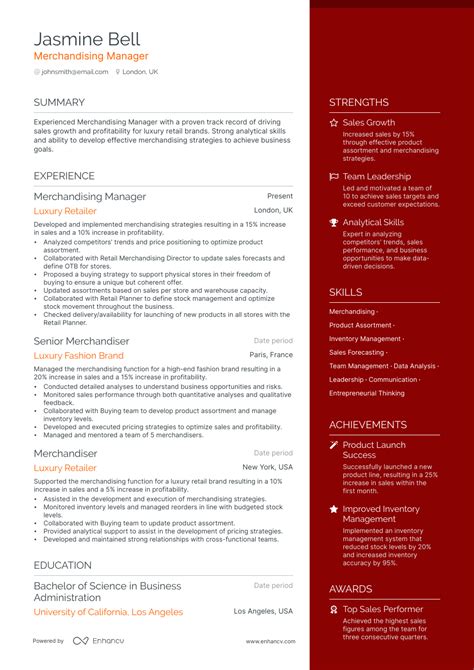 5 Merchandising Manager Resume Examples Amp Guide For 2023