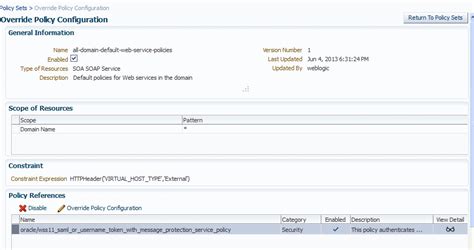 5 Overriding Policy Configuration Properties