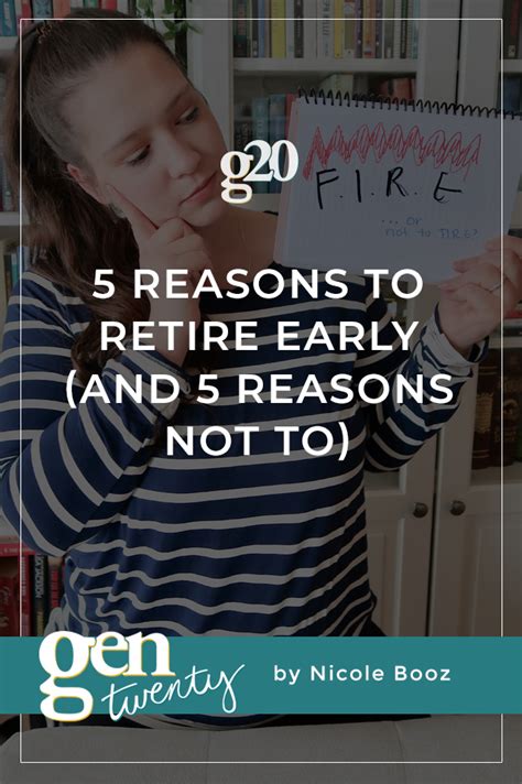 5 Reasons To Retire Early And 5 Reasons Not To Gentwenty