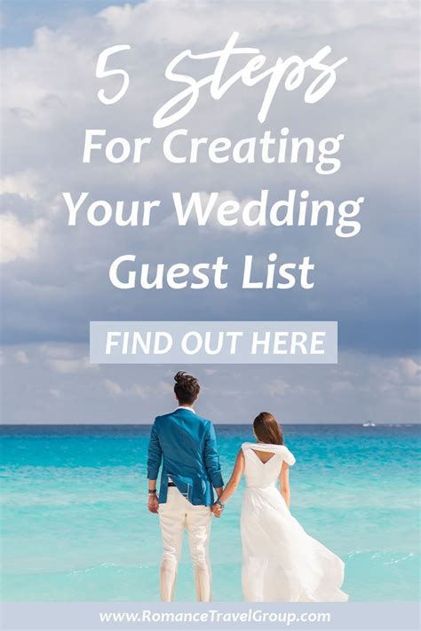 5 Steps For Creating Your Destination Wedding Guest List Destination