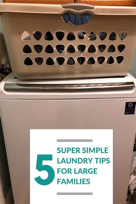 5 Super Simple Laundry Tips For Large Families Really Are You Serious